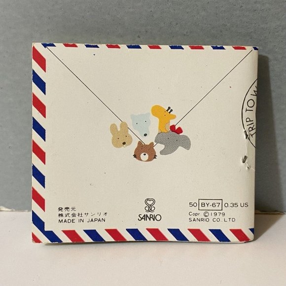 Vintage Sanrio 1979 Stamp Collection Mini Seal Sticker Book - Picture 2 of 7